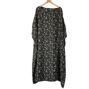 Aish Silk Maxi Dress Kaftan